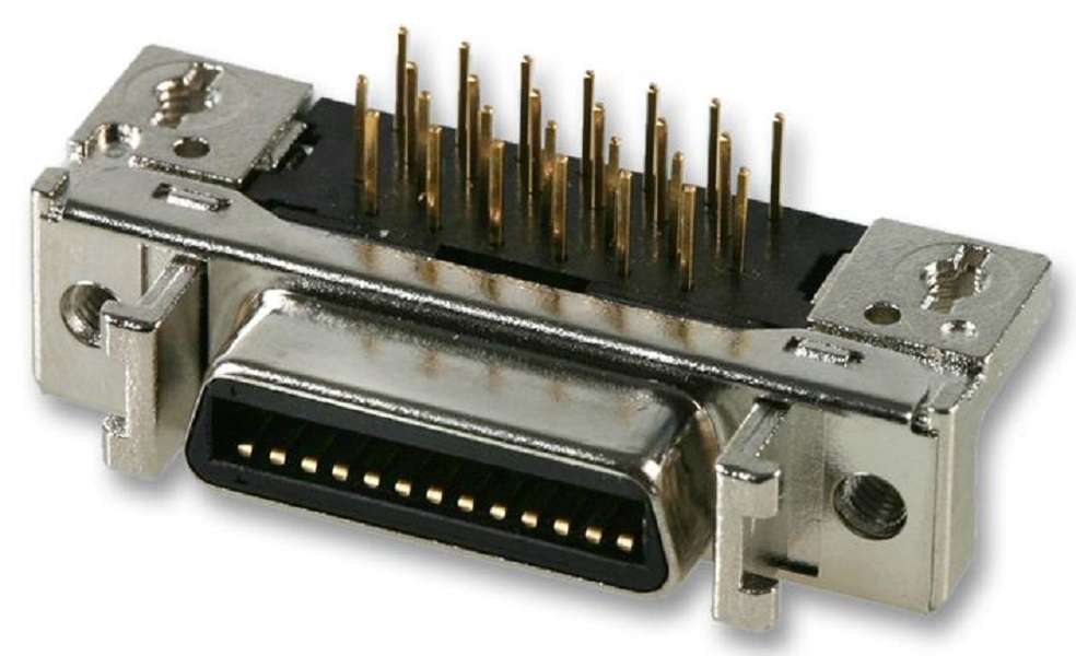3M (10236-5212PL) D Sub Connector, Right Angle, Receptacle, 36 Contacts