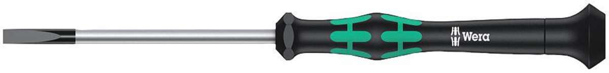 Wera (05118012001) Screwdriver, Slotted, 3.5mm Tip, 80mm Blade, 177mm