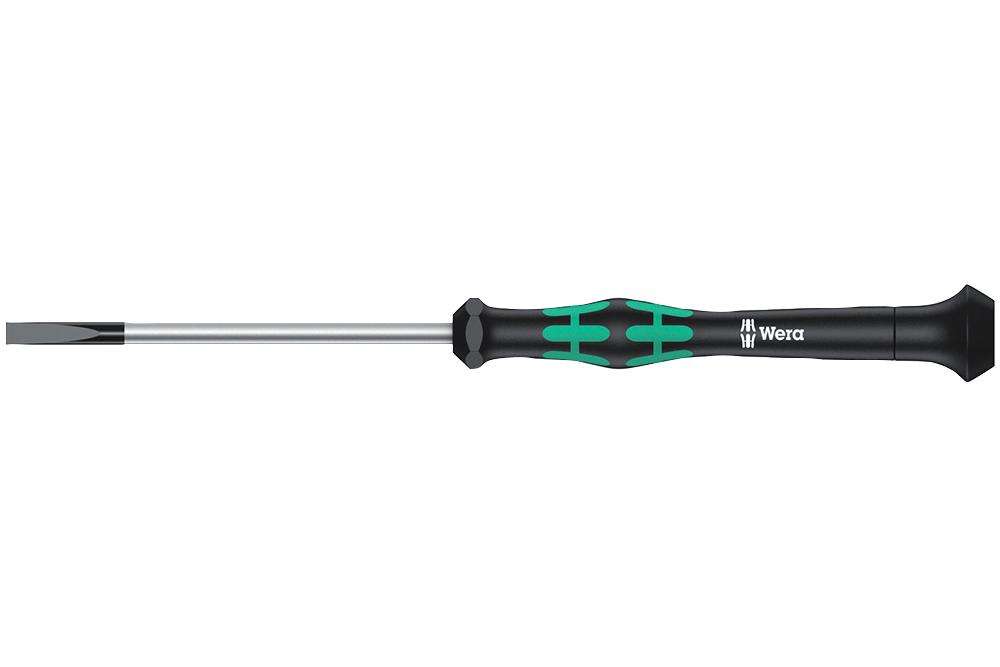 Wera (05118014001) Screwdriver, Slotted, 4mm Tip, 80mm Blade