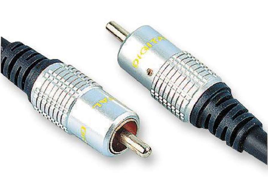 Pro Signal JR9505/1M Phono (RCA) Plug, 1m, Black
