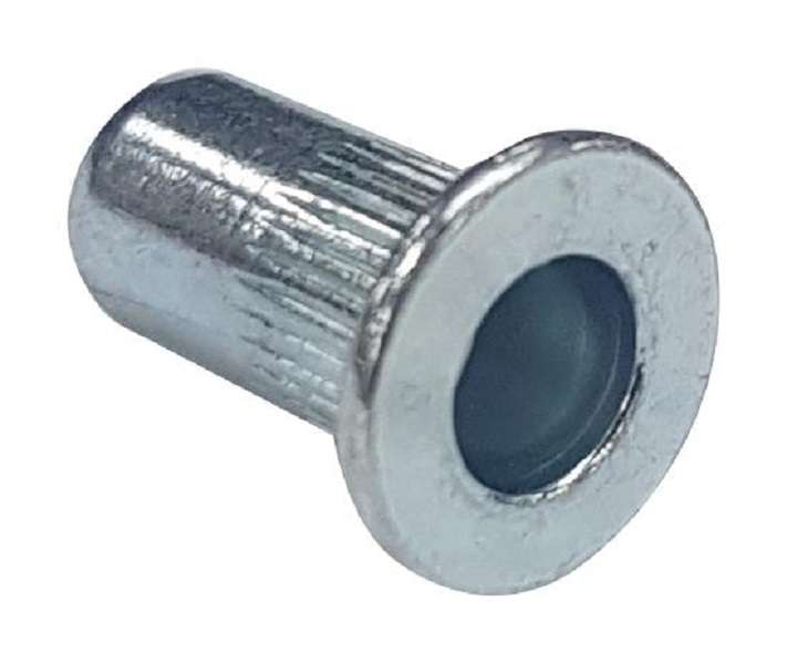 TR Fastenings (W/M6MEDIUM/FLG/OE/ST/KG) Rivet Nut, Blind, Open End
