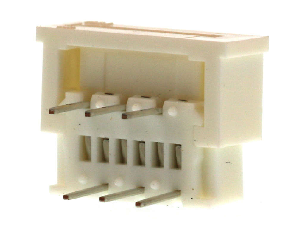 Molex (39-53-2064) FFC / FPC Board Connector, ZIF, 1.25 mm, 6 Contacts