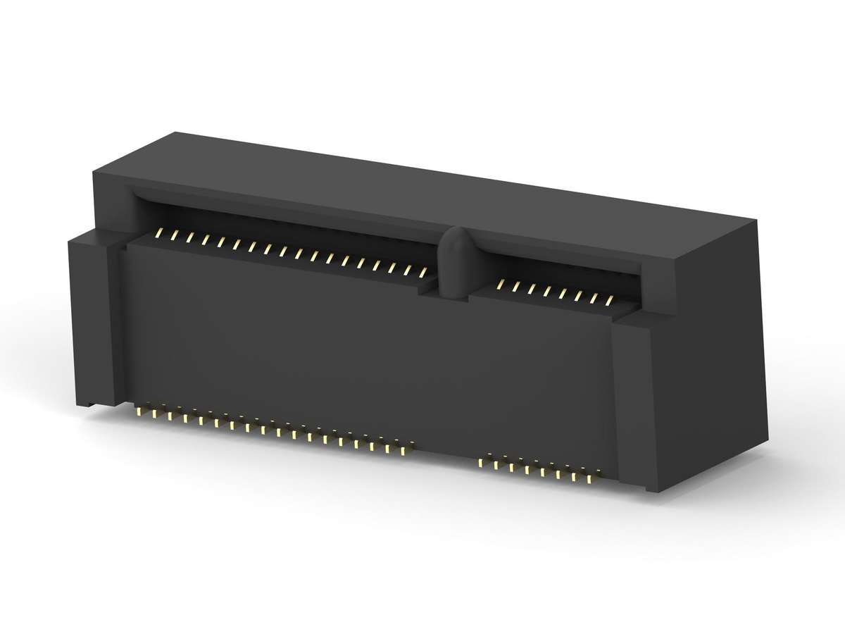 TE Connectivity (1759546-1) Card Edge Connector, Dual Side, 52 Contacts