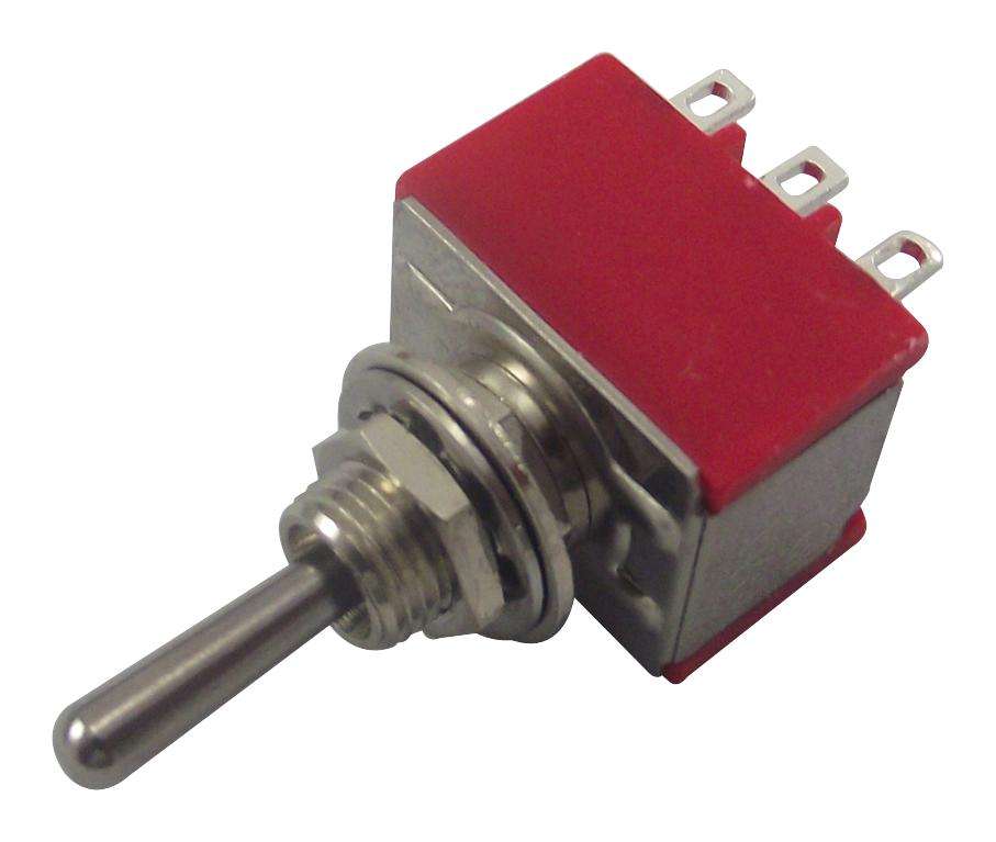 Multicomp Pro (1M33T1B5M1QE) Toggle Switch, On-Off-On, 3PDT, 5A