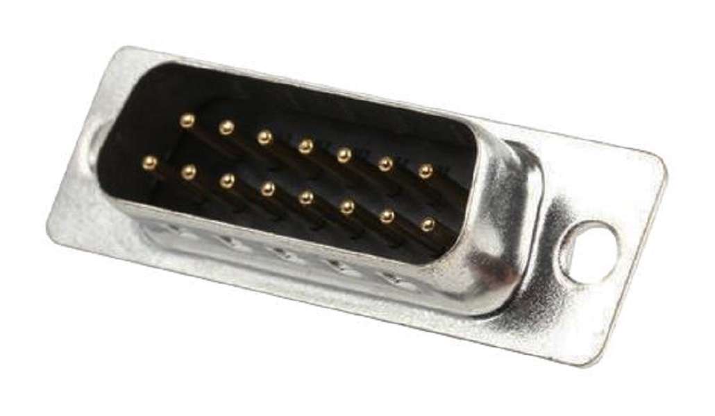 MH Connectors (MHDM15SP) D Sub Connector, Standard, Plug, MHDM, 15 Contacts