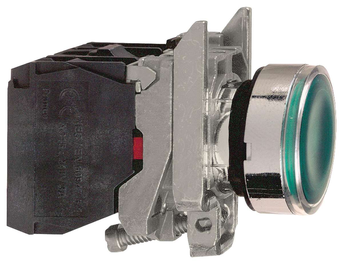 Schneider Electric (XB4BW33B5) Industrial Pushbutton Switch, 22.5mm