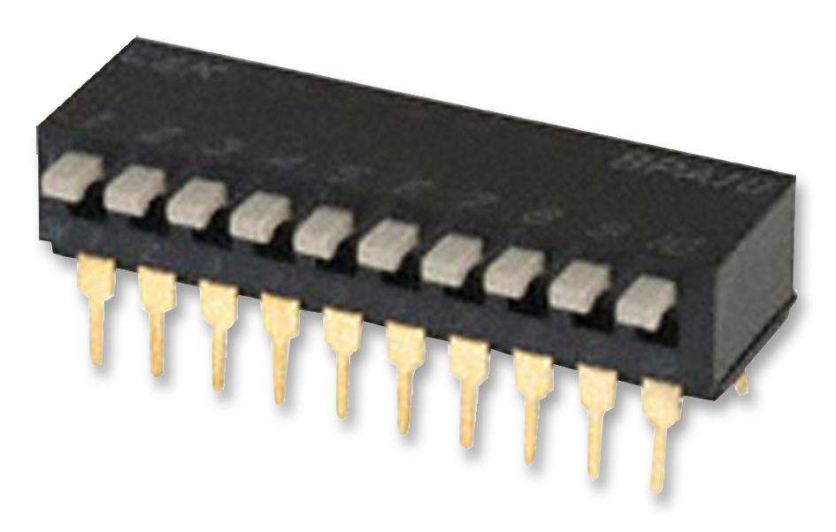 C&K Components (BPA10B) DIP / SIP Switch, SPST, 25 VDC, 25 mA