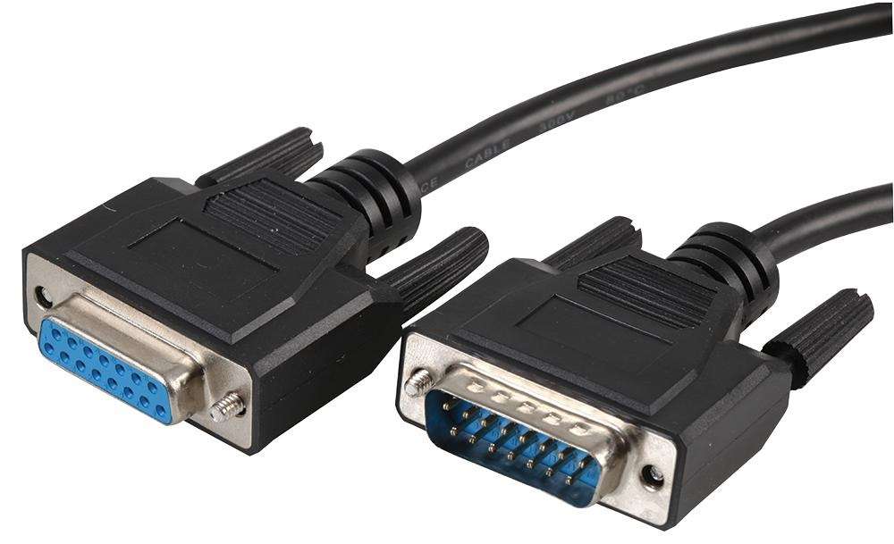 Pro Signal PS11246 Computer Cable, D Subminiature Plug, 15 Way