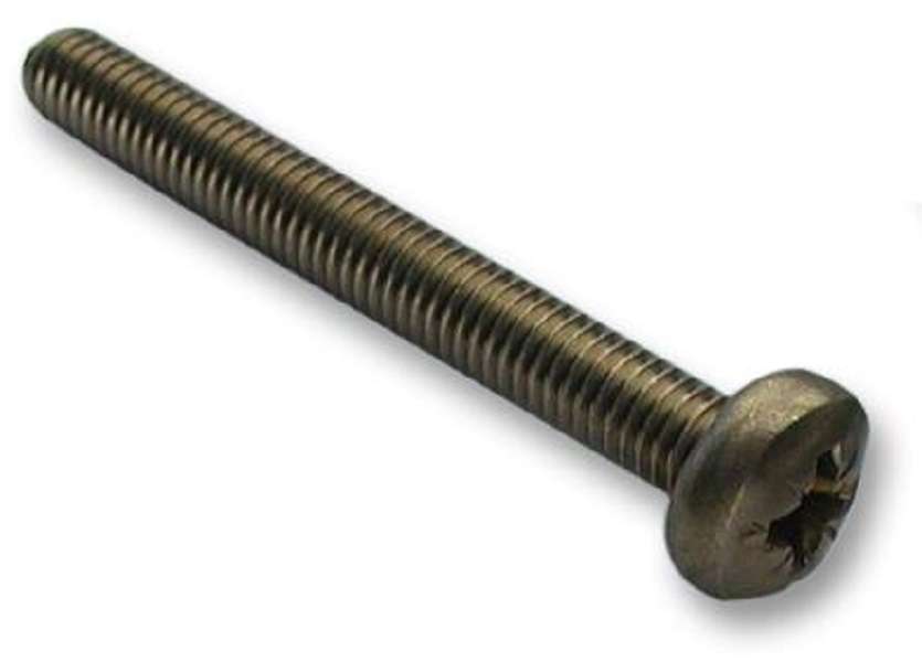 TR Fastenings (M26 PRA2MCS100-) Machine Screws, M2, 6 mm