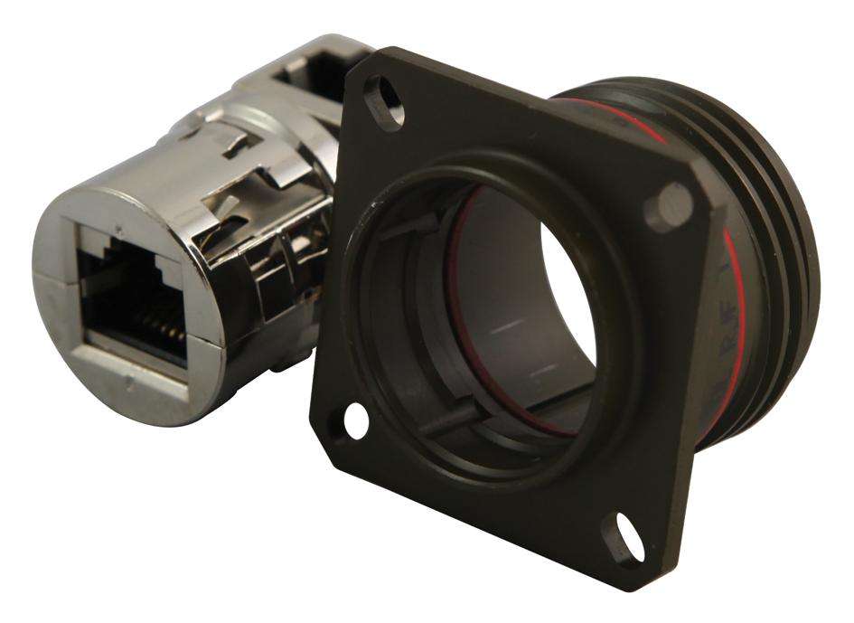 Amphenol (RJFTV21RAG) In-Line Adapter, RJ45, RJ45, Adaptor, In-Line