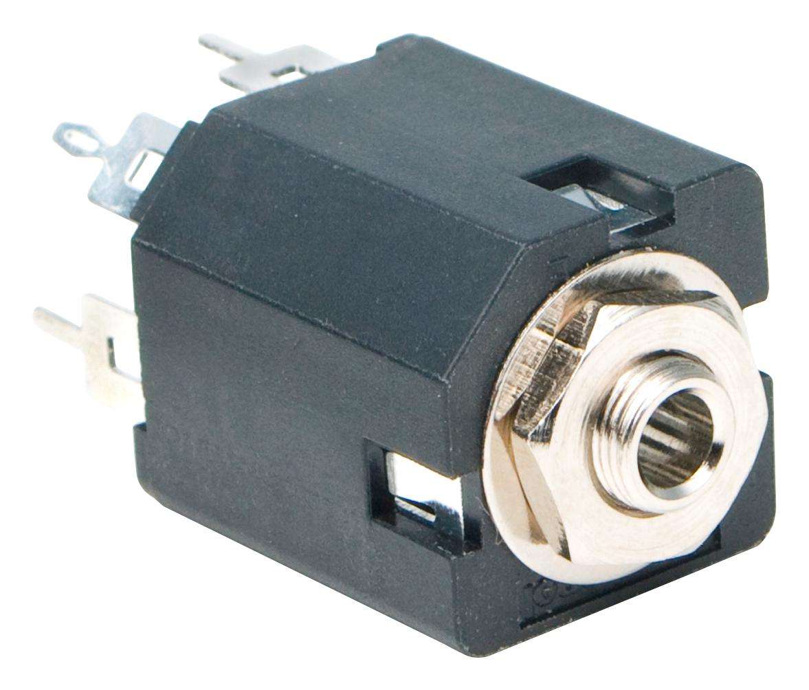 Amphenol (ACJS-MV35-5) Phone Audio Connector, 3.5mm, 3 Contacts, Jack