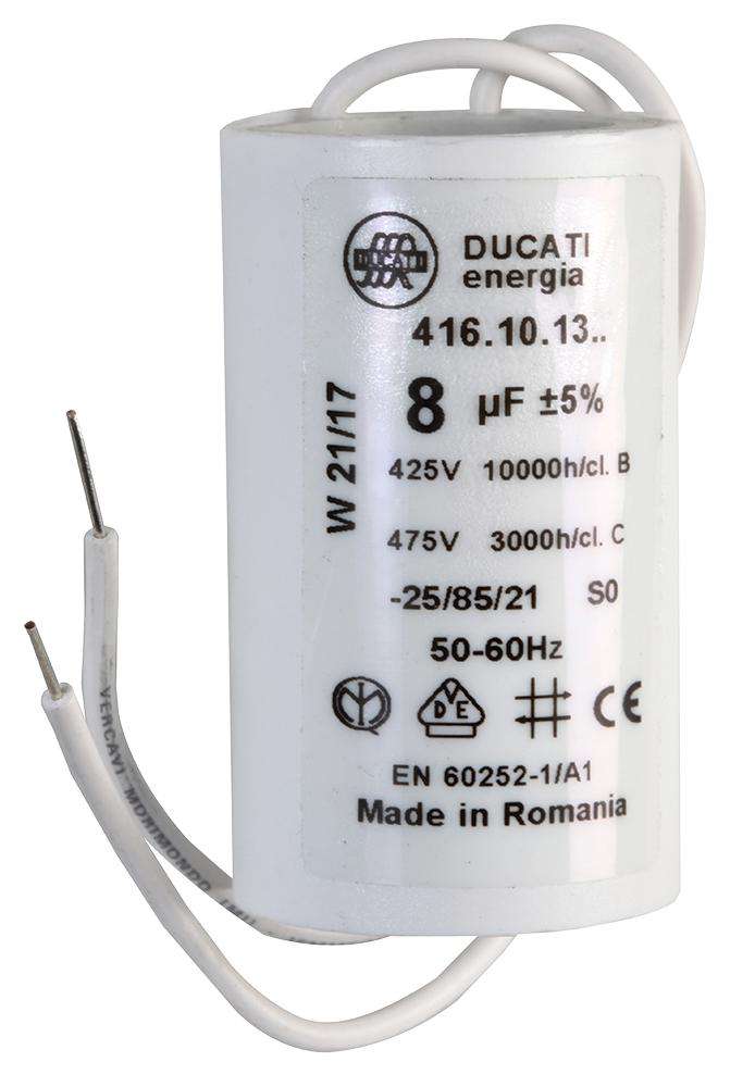 Ducati (4.16.10.13.06) Motor Run Capacitor, Metallized PP, Can