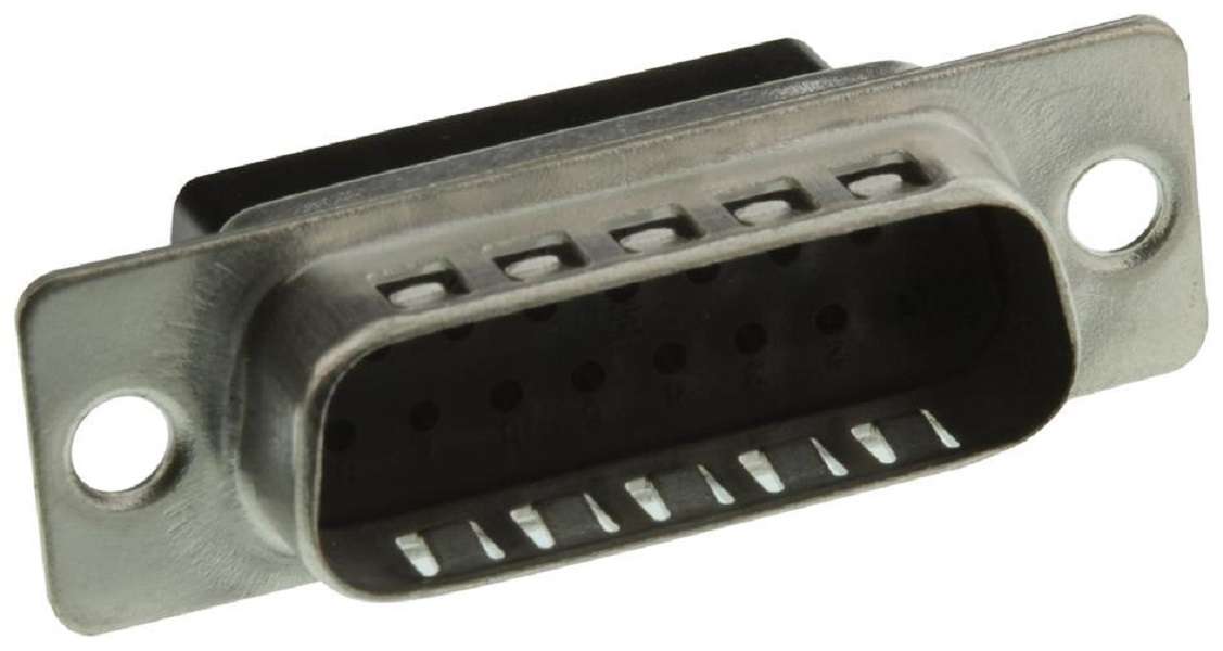 Amp (167293-1) D Sub Connector Housing, 15 Ways, D Sub, DB