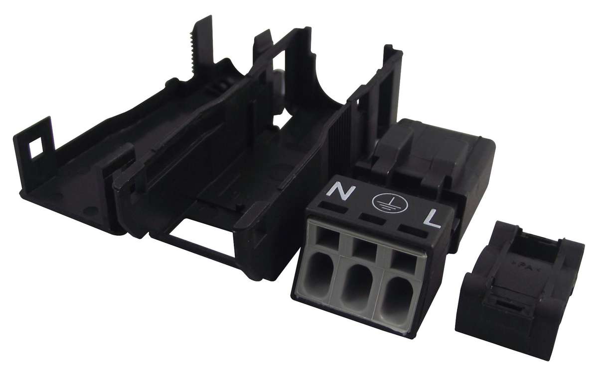 Wago (890-113) Rectangular Connector, 3 Contacts, Plug, Crimp, 1 Row