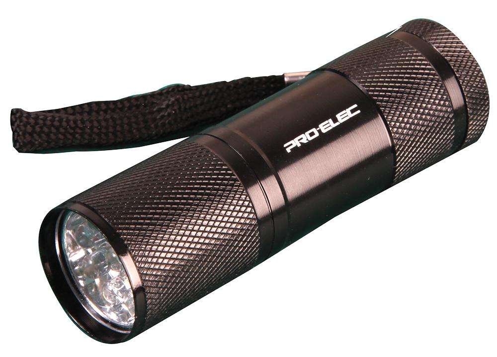 Pro Elec (PEL00003) LED Torch, 9 x LED, 35 lm, AAA x 3