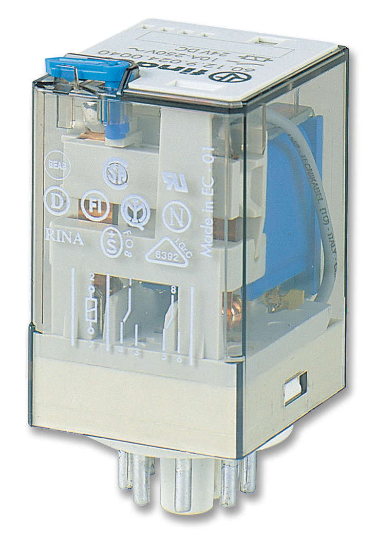 Finder (60.12.8.230.0040) General Purpose Relay, Power, 230 VAC, 10 A