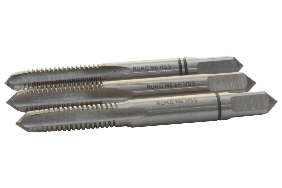 Ruko (230060) Tap Set, M6 x 1 mm, 3 Piece