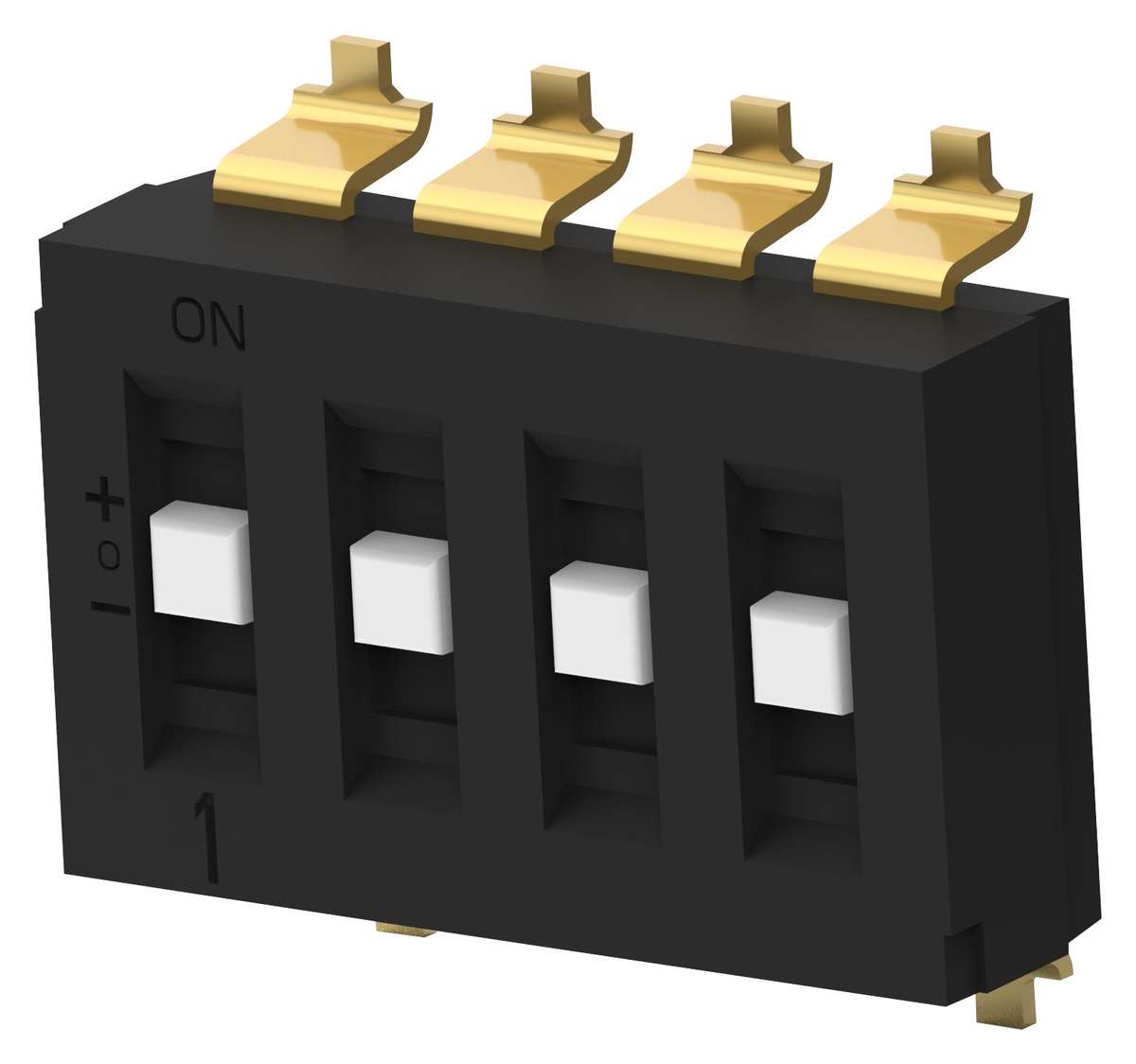 Alcoswitch (TDS04SGRNTR04) DIP / SIP Switch, SP3T, 24 V, 25 mA