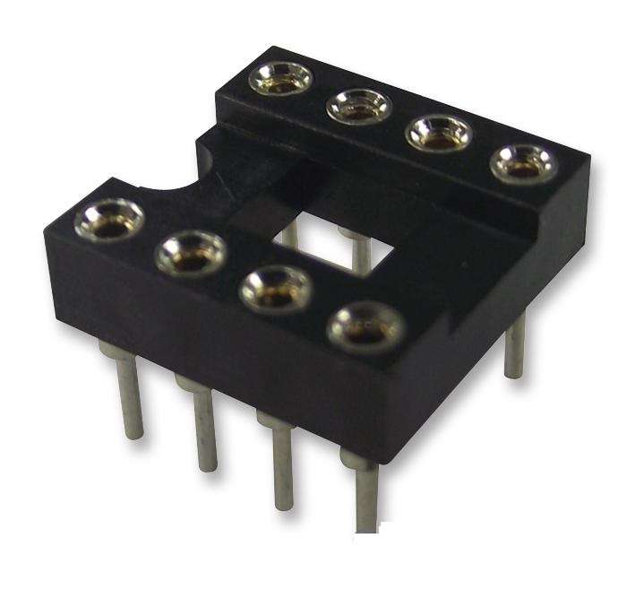 Harwin (D2608-42) IC & Component Socket, 8 Contacts, DIP Socket, 2.54 mm