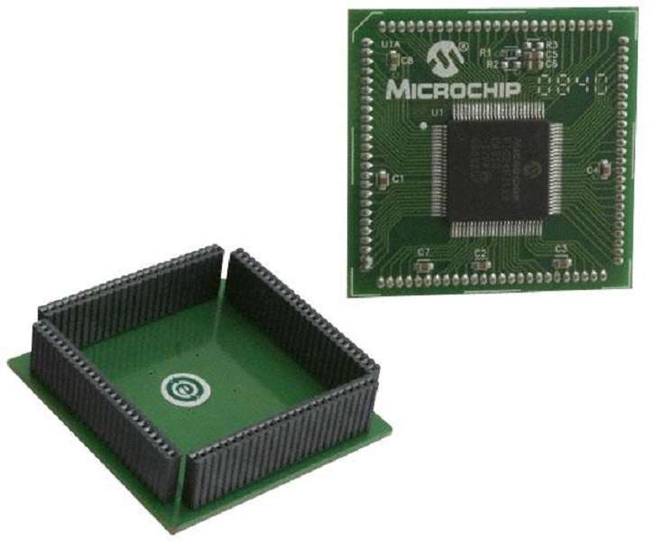 Microchip (MA240011) Daughter Board, 100-Pin PIC24FJ128GA010 Plug-In-Module