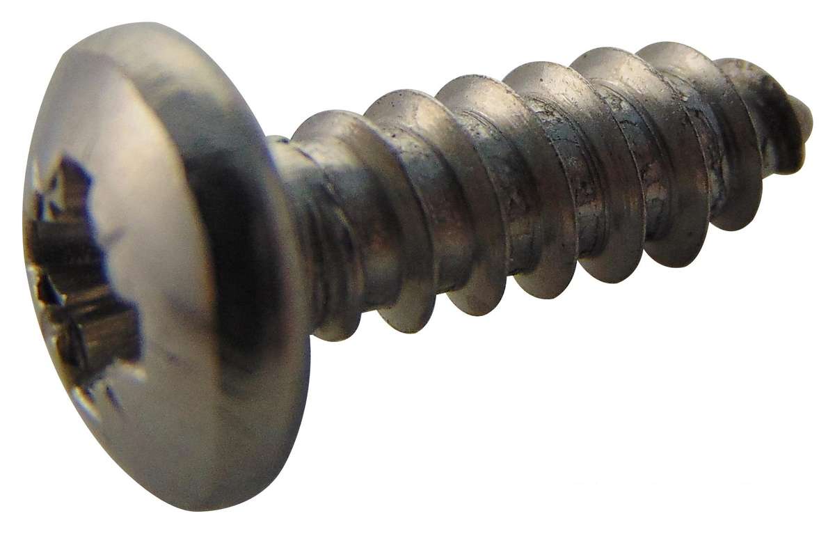 TR Fastenings (N80.500 PRA2ABS100-) Screw, Self-Tapping, No.8, 12.7 mm