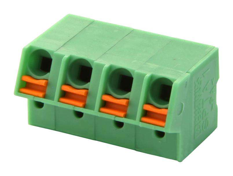 Phoenix Contact (SPTA 1/4-5.0) Wire-To-Board Terminal Block, 5 mm, 4 Ways