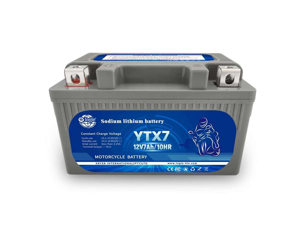 YTX7 Ingle Lithium Motorbike Battery