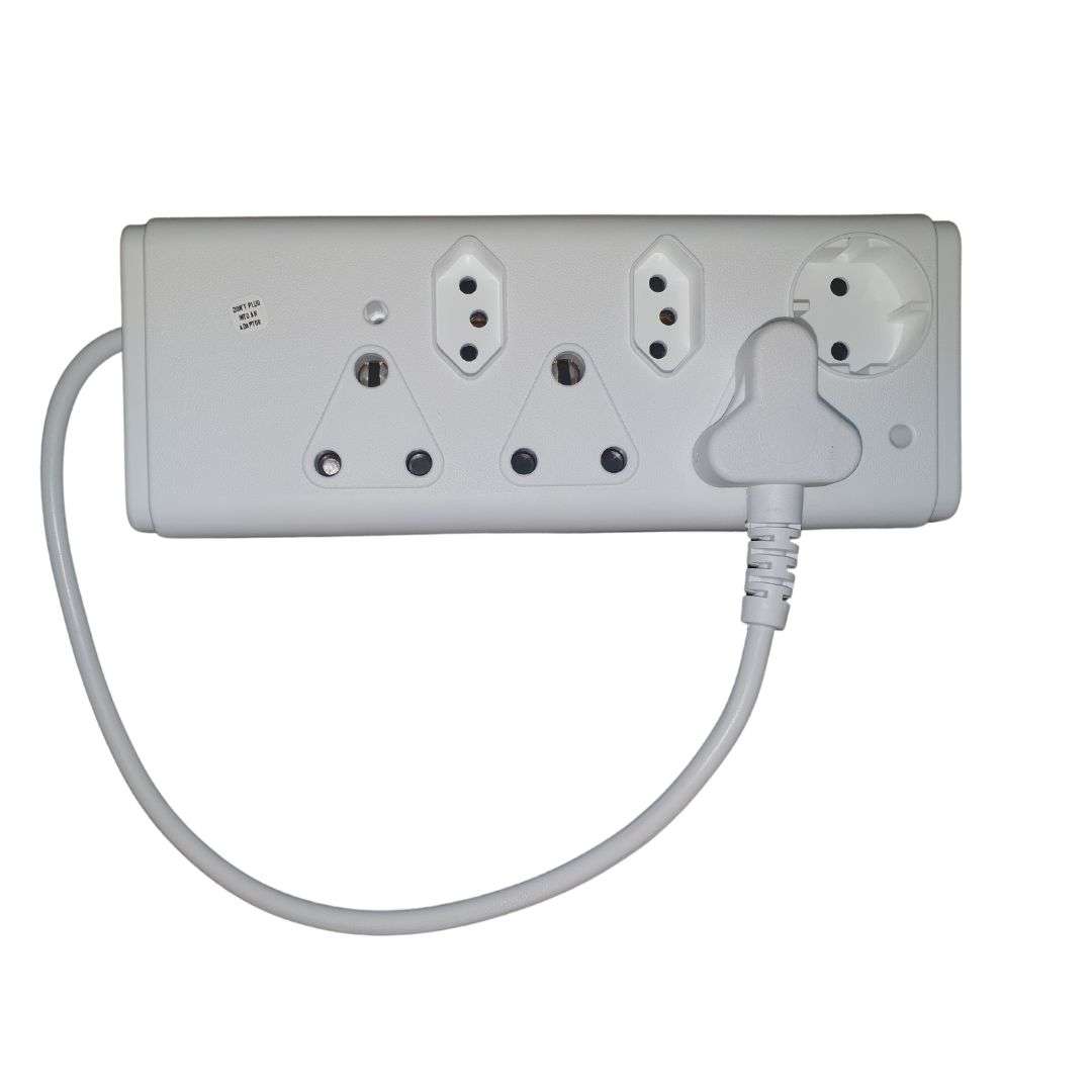 Lesco, 6 Way White Multiplug