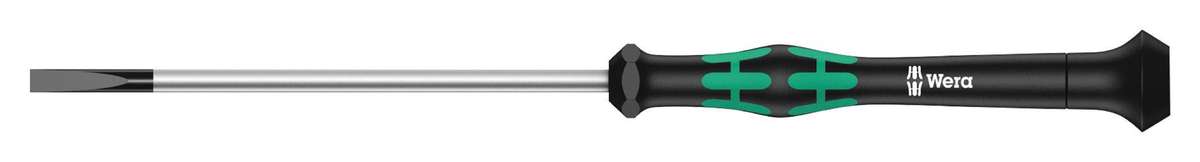 Wera (117990) Screwdriver, Slotted, Precision, 40 mm Blade, 0.8 mm Tip
