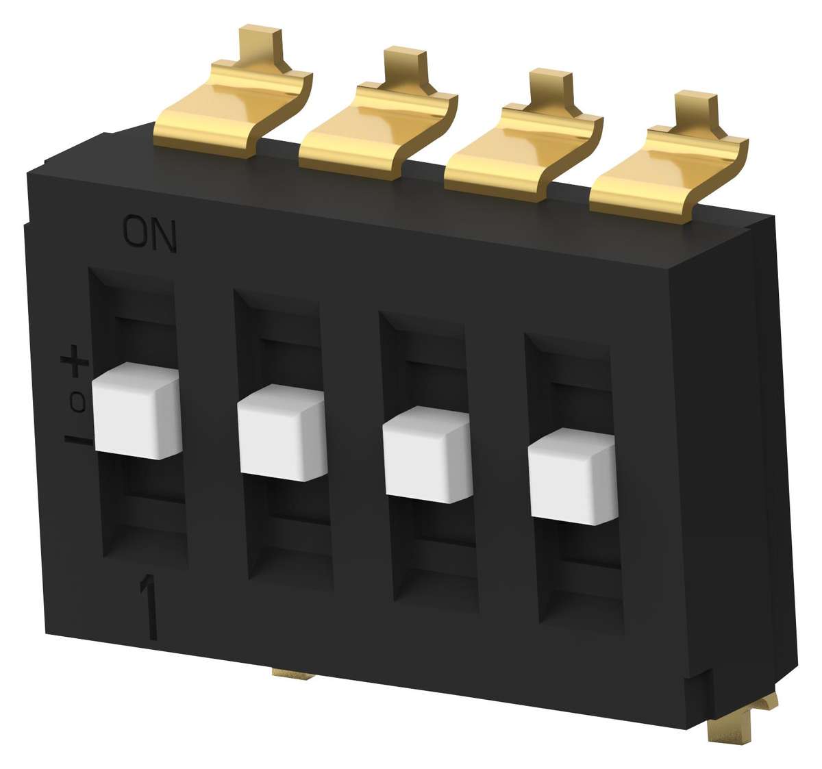 Alcoswitch (TDS04SGNNTR04) DIP / SIP Switch, SP3T, 24 V, 25 mA