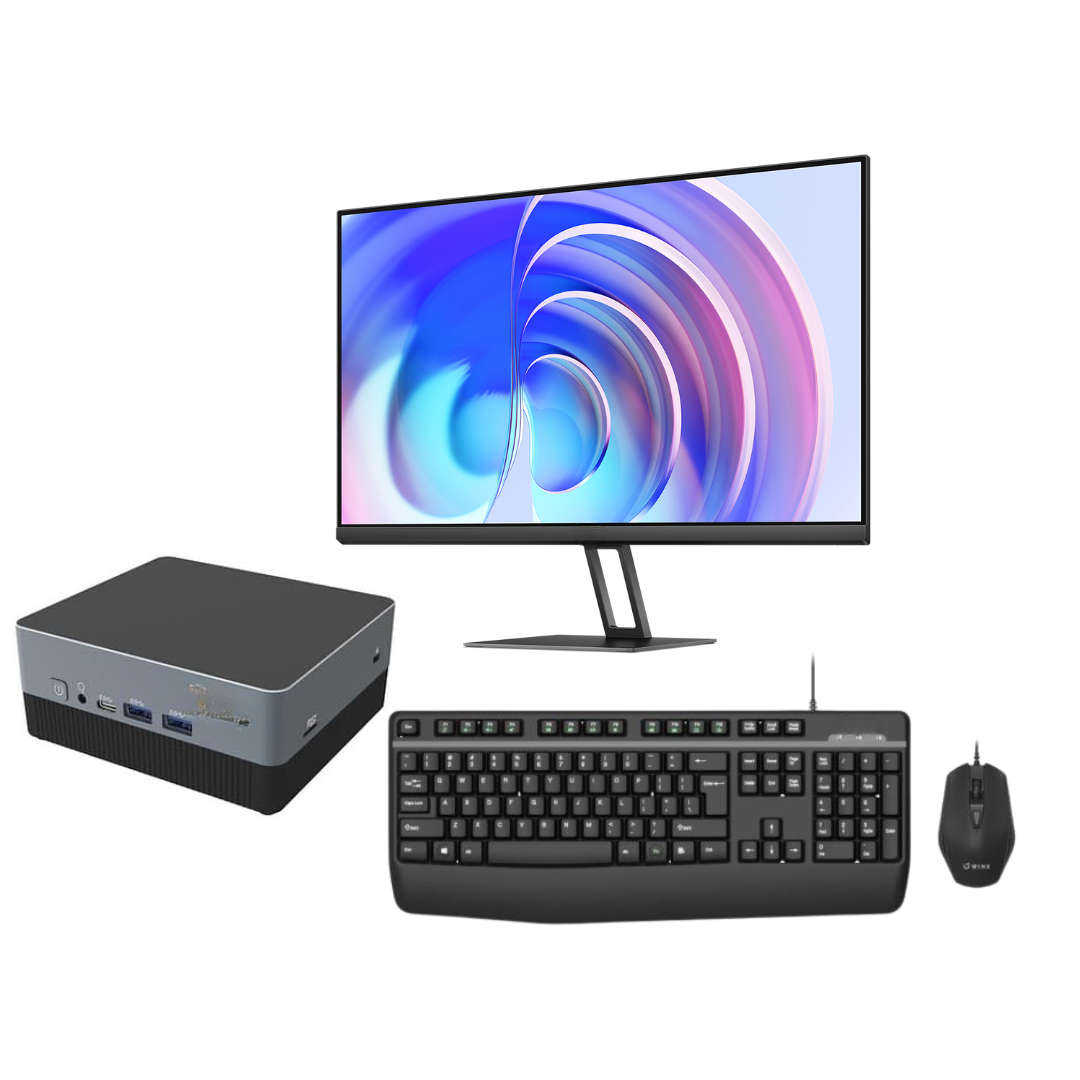 PCBuilder CUBE-N100 8GB DDR4 512GB Windows 11 Home Mini PC