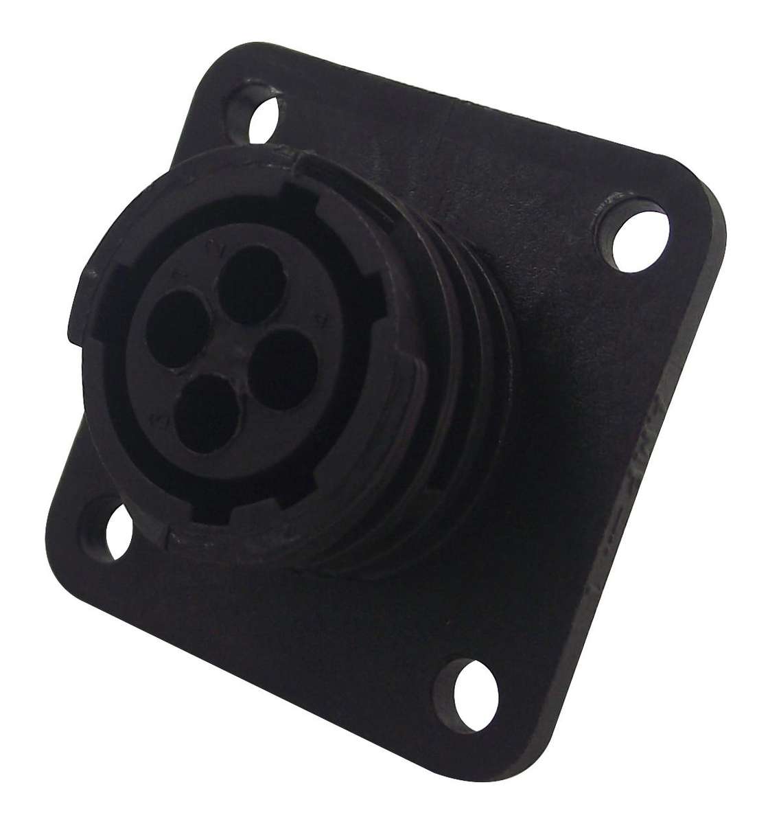TE Connectivity (182921-1) Circular Connector, Receptacle, 4 Contacts