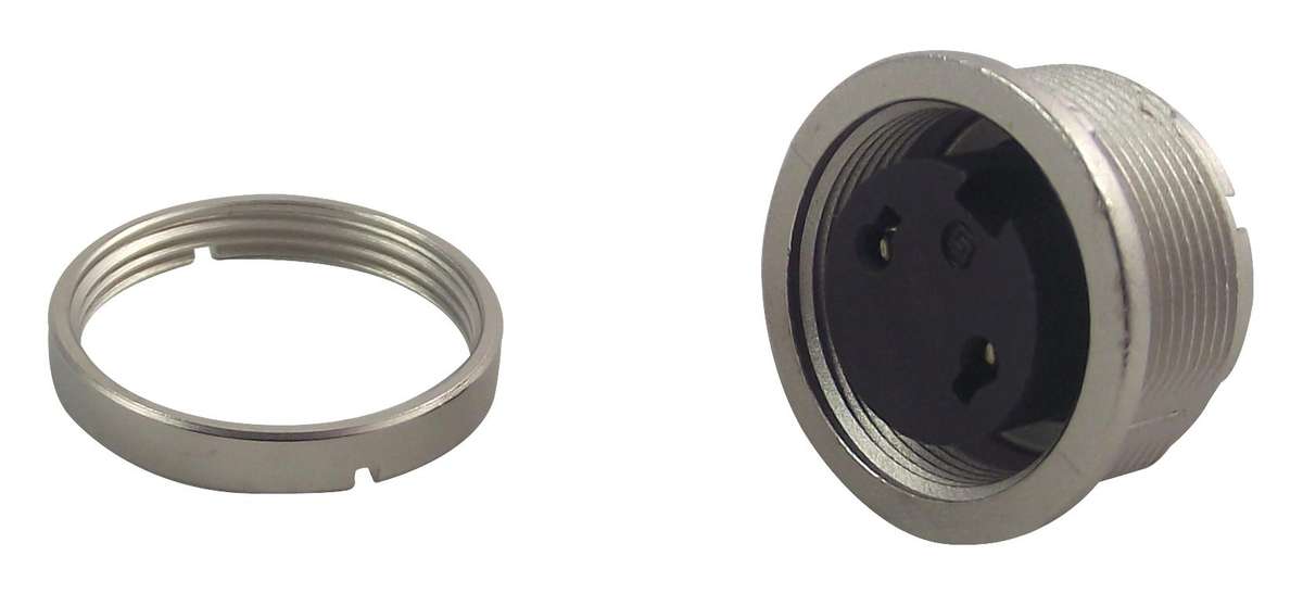 Binder (09 0304 00 02) Circular Connector, Receptacle, 2 Contacts