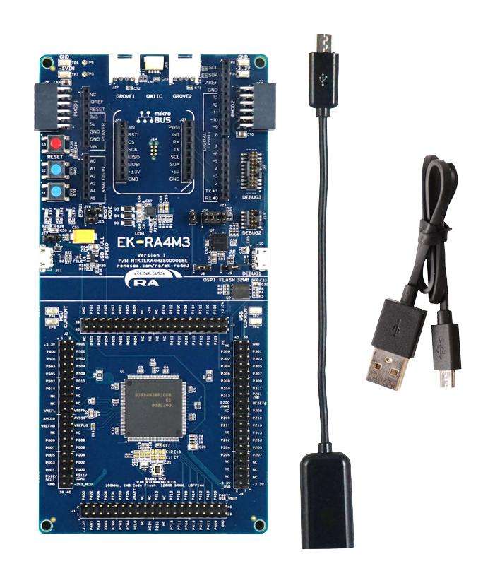 Renesas (RTK7EKA4M3S00001BE) Evaluation Kit For RA4M3 MCU Group