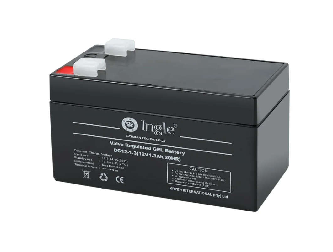 Ingle DG12-1.3 12v 1.3ah/20hr Gel Battery