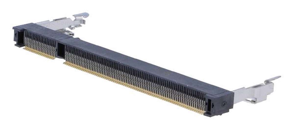 TE Connectivity (1473005-4) Memory Card Connector, Cam-In Locking, Copper