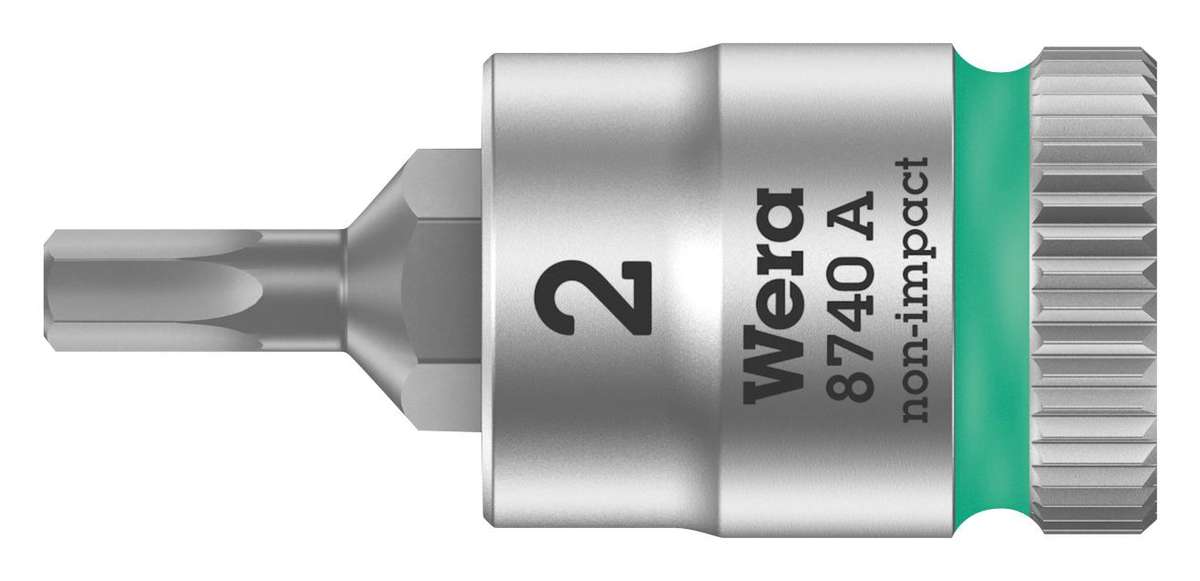 Wera (8740 2 X 28MM) Hex Driver Bit, Hex, 2mm, 28mm