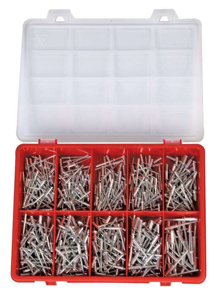 Duratool (D01833) Rivet, Set, Aluminium, Rust Proof