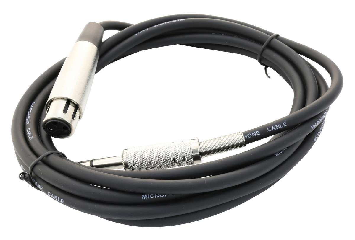 Pro Signal SVC68 XLR Plug, 3 Way, 6.35mm ("1/4")