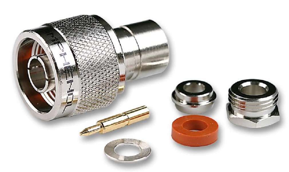 Amphenol (N1141A1-NT3G-1-50) RF / Coaxial Connector, N Coaxial