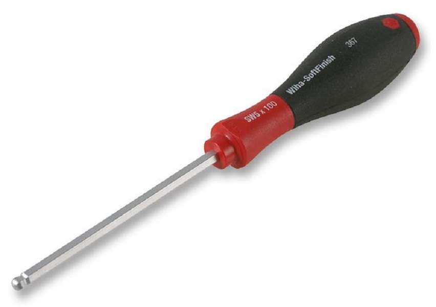 Wiha (26328) Screwdriver, Hex, Ball, 3 mm Tip Size