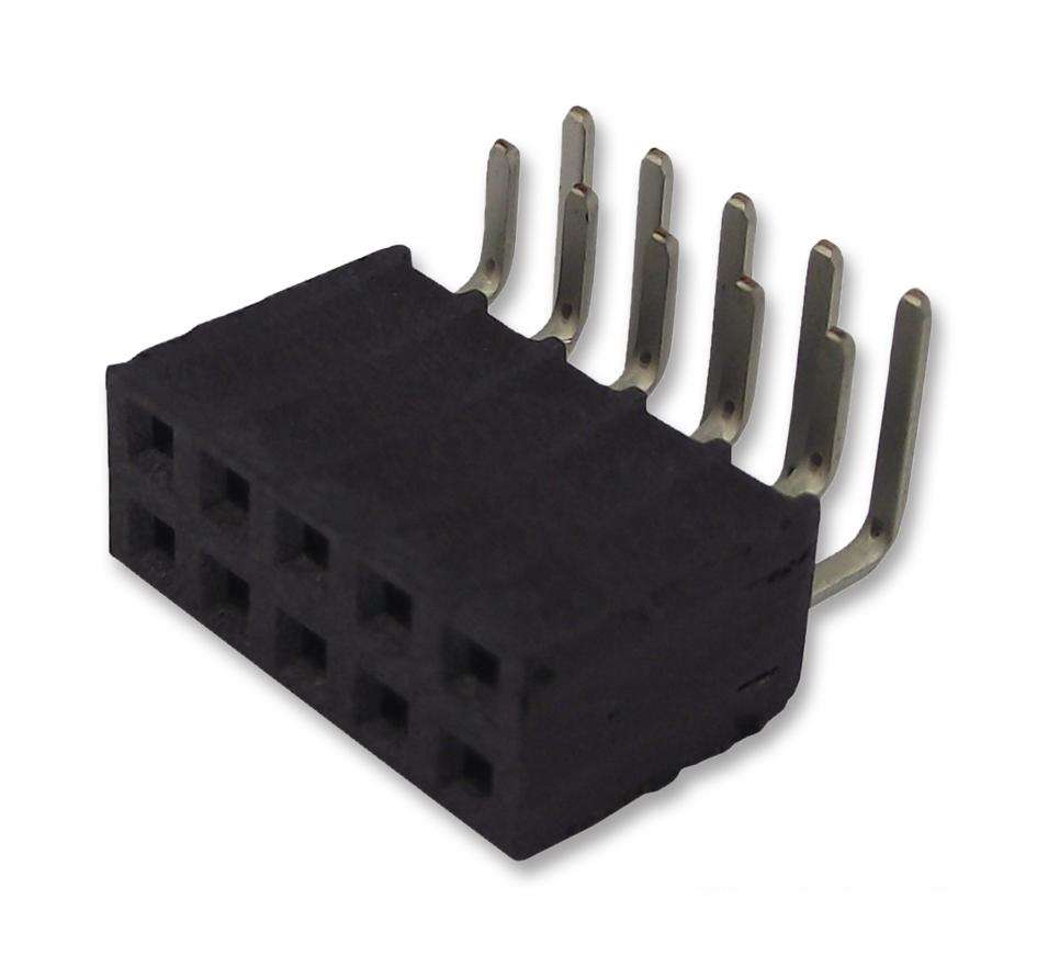 Samtec (SSW-105-02-T-D-RA) PCB Receptacle, Board-to-Board, 2.54 mm, 2 Rows
