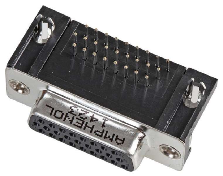 Amphenol (L77HDA26SD1CH4R) D Sub Connector, Receptacle, 26 Contacts