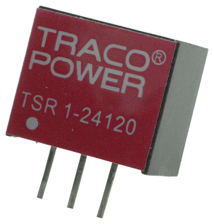 Traco Power (TSR 1-24120) DC/DC Converter, ITE, 1 Output, 12 W, 12 V, 1 A