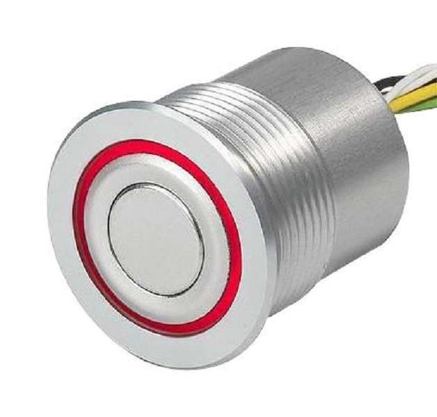 Schurter (1241.6454) Vandal Resistant Switch, MCS, 30.3 mm
