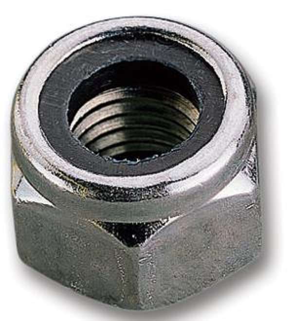 TR Fastenings (M4- N5ST-Z100-) Nut, Nylon, Steel