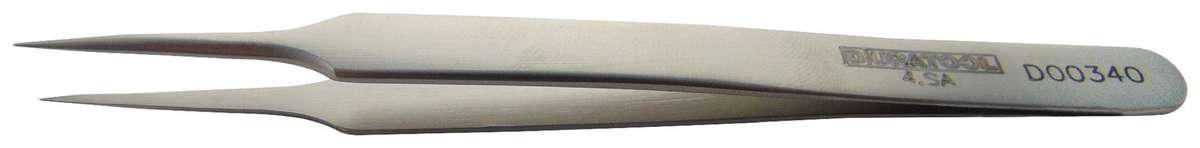 Multicomp (D00340) Tweezer, Type 04 SA, Fine, 110 mm, Stainless Steel