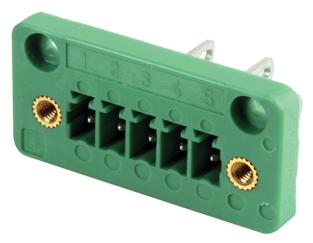 Phoenix Contact (DFK-MC 1,5/ 5-GF-3,81) Terminal Block, Header, 3.81 mm