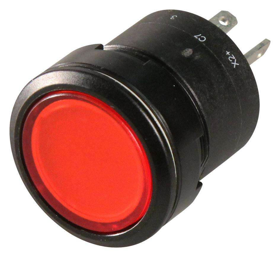 Eao (K84-603.4205) Pushbutton Switch, 84, 22.5 mm, SPST-NO, Momentary