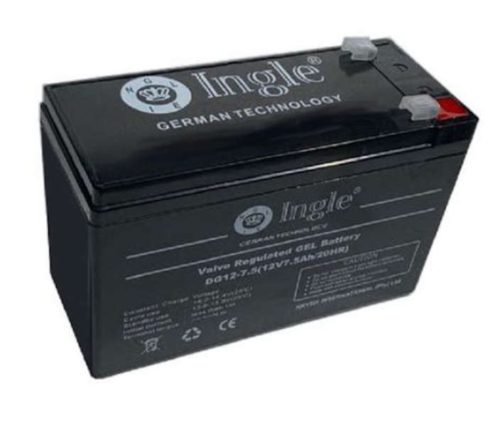 Ingle 7.5AH 12V Alarm/Gate/Energizer Gel Battery